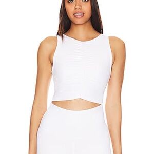 STRUT-THIS Blockbuster Top- white tank top. Size medium. From Revolve